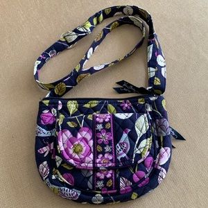 Vera Bradley Retired Floral Nightingale Small Crossbody Bag